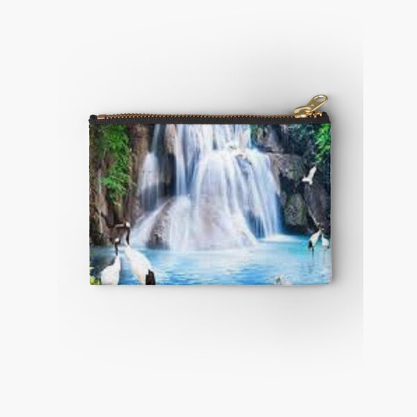 Item preview, Peaceful Waterfall Scene Print on home gifts, decor, accessories and puzzles. designed and sold by lduke47.
