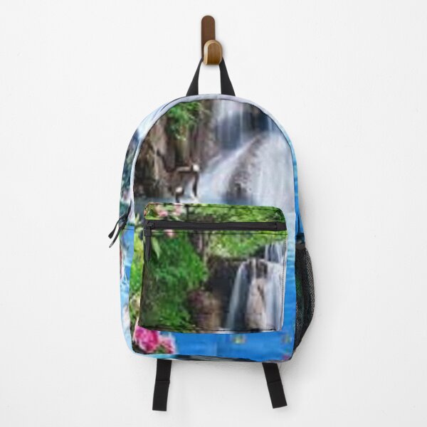 Item preview, Peaceful Waterfall Scene Print on home gifts, decor, accessories and puzzles. designed and sold by lduke47.