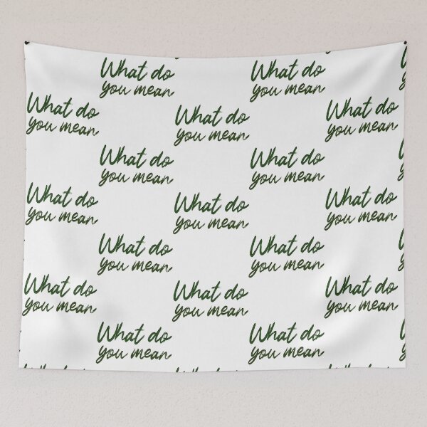 Item preview, What do you mean   designed and sold by Shaafia.
