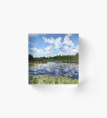 Sheldon Marsh - Cloud Reflection Acrylic Block