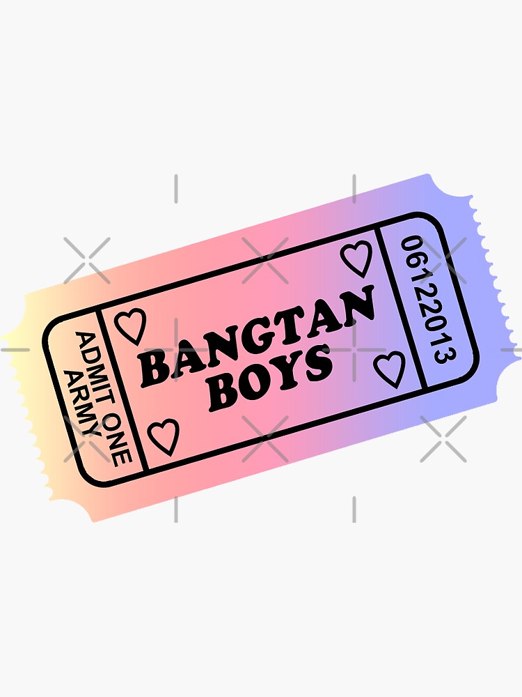 BTS LYS Concert Ticket Sticker