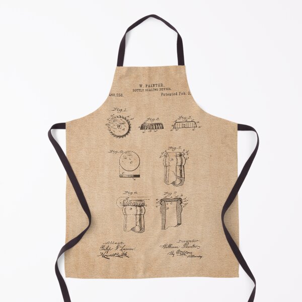Item preview, PATENT DRAWING / 1892 - Bottle Sealing Device - Vintage designed and sold by danielcoulmann.