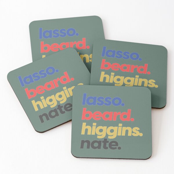 Item preview, Lasso. Beard. Higgins. Nate. designed and sold by ZachaK.