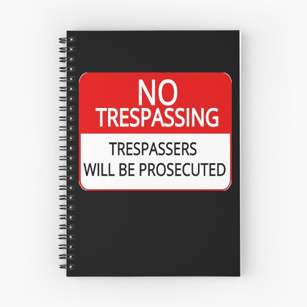Item preview, Beautiful Model No Trespassing Trespassers Funny Warning Sign Classic Fans designed and sold by Irwinbradtke.