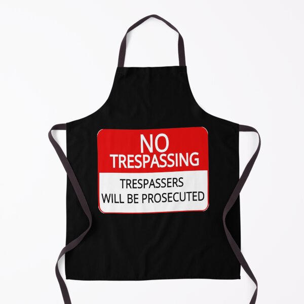 Item preview, Beautiful Model No Trespassing Trespassers Funny Warning Sign Classic Fans designed and sold by Irwinbradtke.