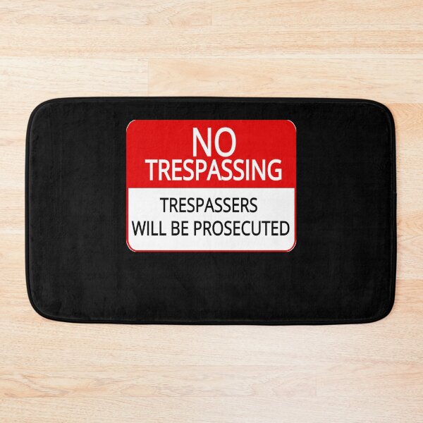 Item preview, Beautiful Model No Trespassing Trespassers Funny Warning Sign Classic Fans designed and sold by Irwinbradtke.