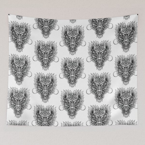 Item preview, Tattoo Asia Dragon Black designed and sold by HexOne.