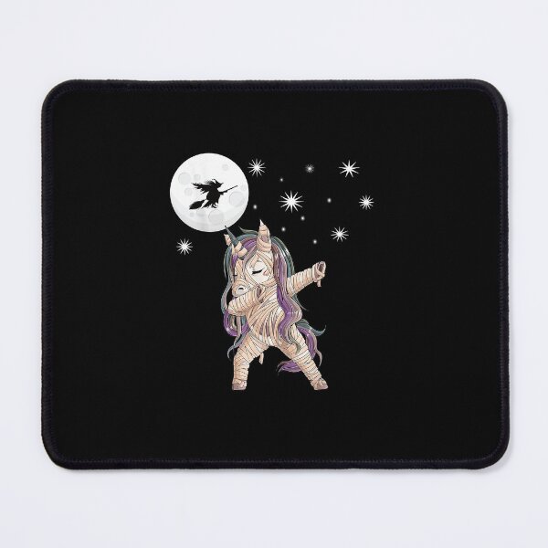 Item preview, kids halloween mummies dabbing unicorn with witch designed and sold by ShellyDeCeuster.