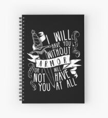 Cuaderno de espiral Te tendré sin armadura | Seis de cuervos