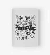 I Will Have You Without Armour | Six of Crows Hardcover Journal