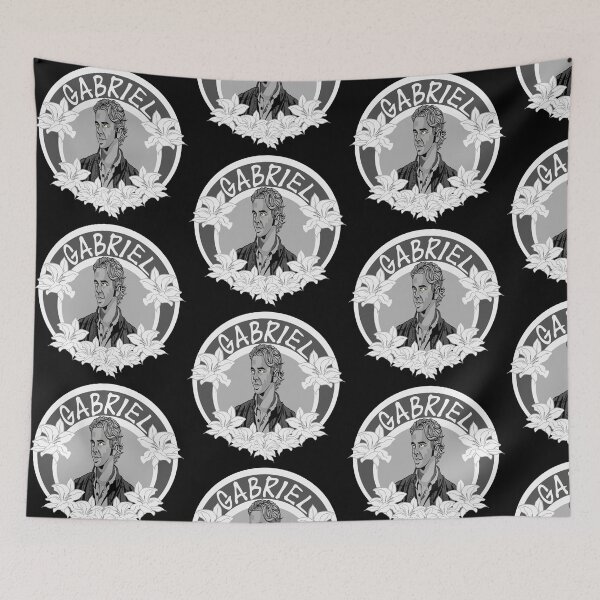 Item preview, Archangel Gabriel black and white designed and sold by McDuck Department Store.