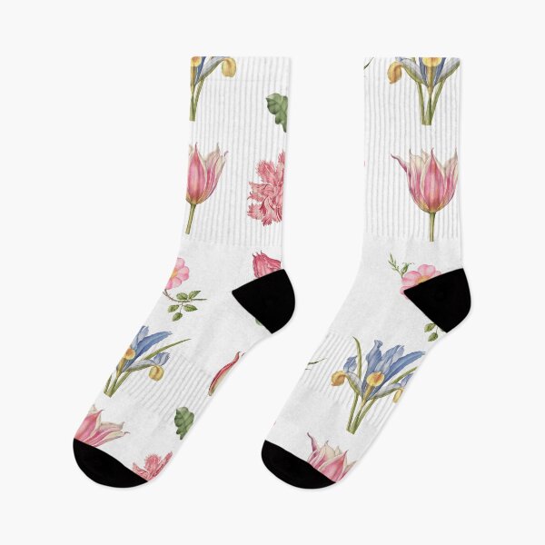 Item preview, Colorful Botanical Hand Drawn Flowers designed and sold by JoyforU.