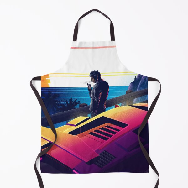 Item preview, Synthwave Retro Car and Sunset Scene Digital Art designed and sold by Rakuten Mallor.