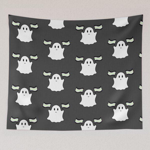 Item preview, Ghost agender pride flag  designed and sold by DoesArtAndStuff.