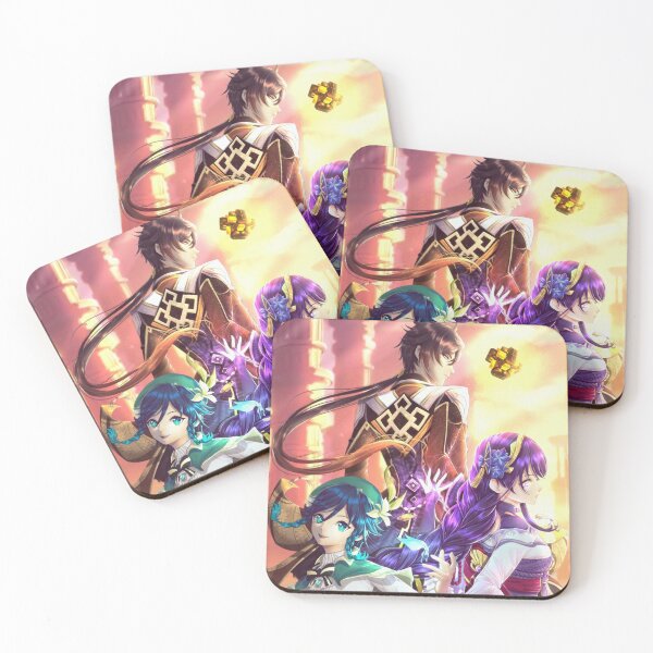 Item preview, Genshin impacta a los tres arcontes designed and sold by AuroraArchangel.