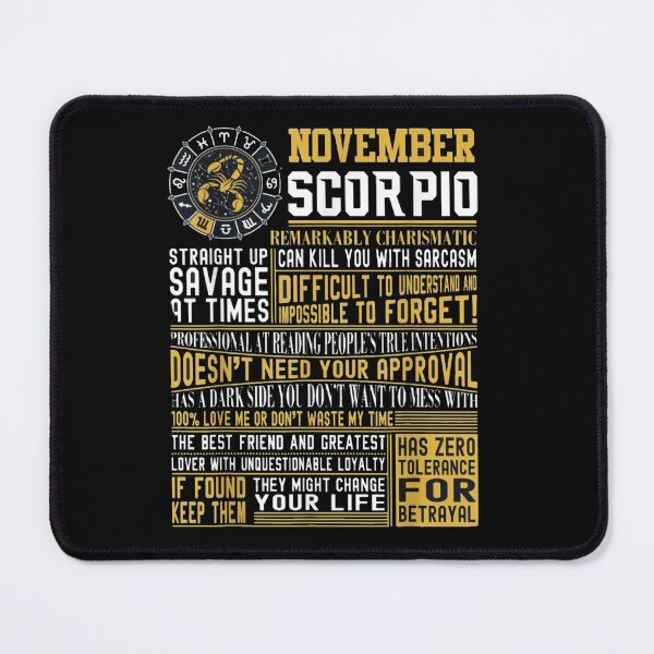 Item preview, Born in November Scorpio Facts Shirts for Mens, Womens  designed and sold by ghazalish.