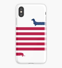 Dachshund Patriot iPhone Case