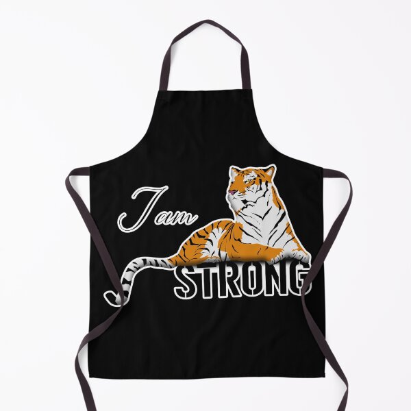 Item preview, Majestic tiger with I am strong text designed and sold by CiniArt.