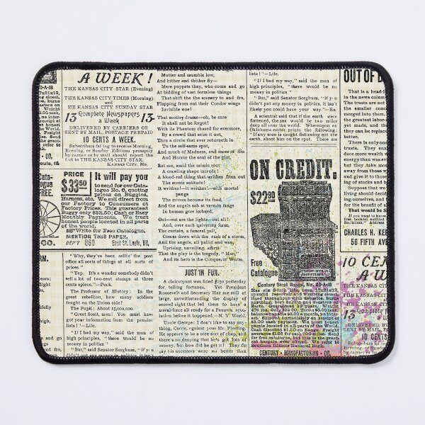 Item preview, Retro newspaper design designed and sold by NoahDea.