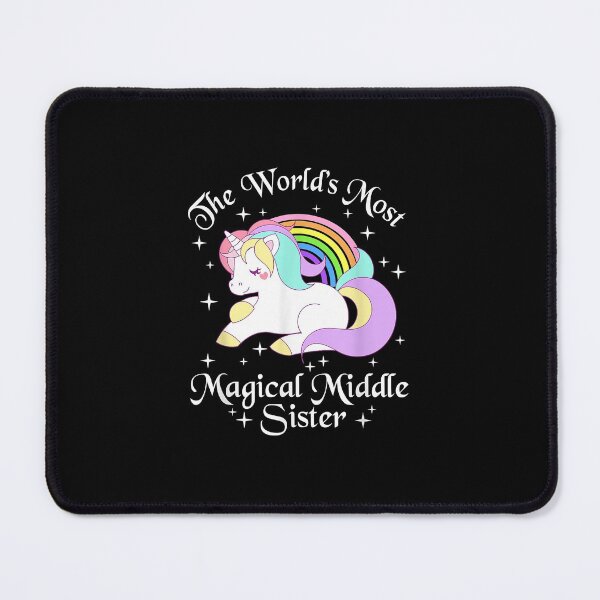 Item preview, Magical Middle Sister Unicorn Sister Gifts Girls Tee designed and sold by ShellyDeCeuster.