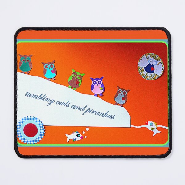 Item preview, Tumbling owls and piranhas  designed and sold by angel1.
