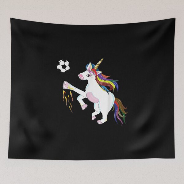 Item preview, Magical Unicorn Playing Soccer T Shirt Gift designed and sold by ShellyDeCeuster.
