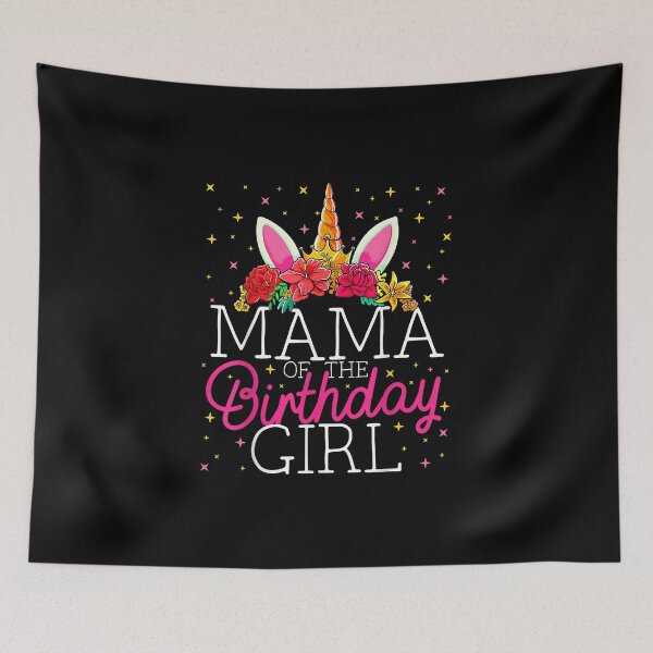 Item preview, Mama of the Birthday Girl Unicorn Mom Family Matching designed and sold by ShellyDeCeuster.