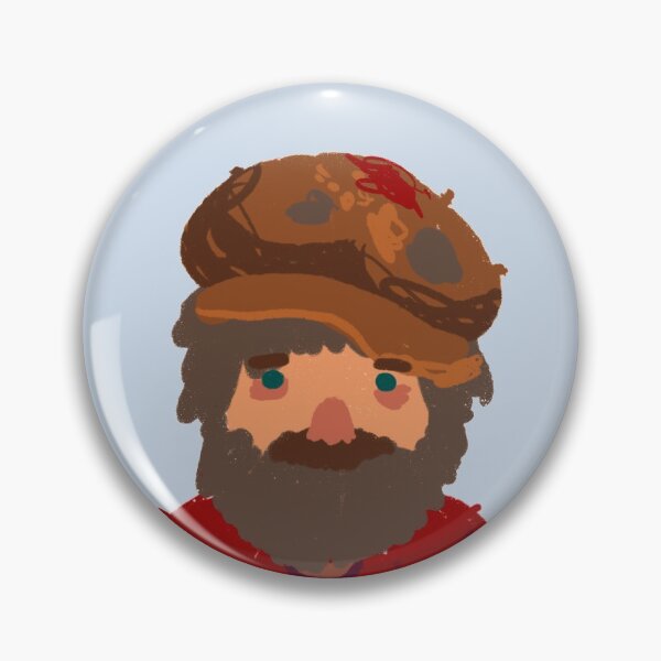 Item preview, Willy the Fisherman from Stardew Valley Sticker designed and sold by stringbbeans.