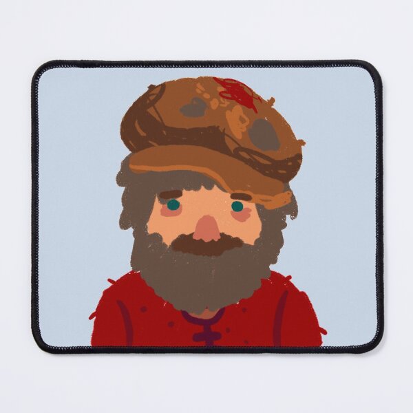 Item preview, Willy the Fisherman from Stardew Valley Sticker designed and sold by stringbbeans.