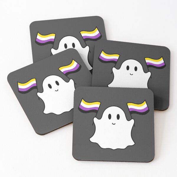 Item preview, Ghost nonbinary pride flag  designed and sold by DoesArtAndStuff.