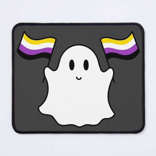 Item preview, Ghost nonbinary pride flag  designed and sold by DoesArtAndStuff.