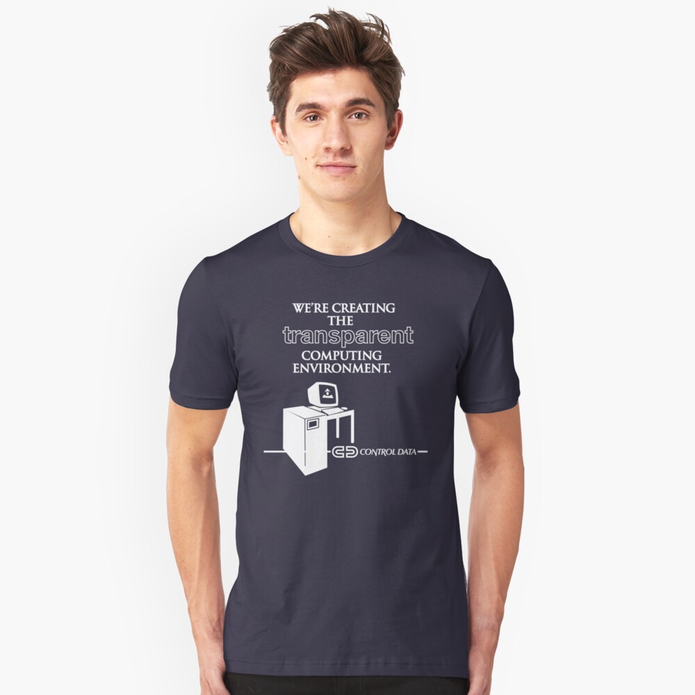 They Live - "Control Data" Slim Fit T-Shirt