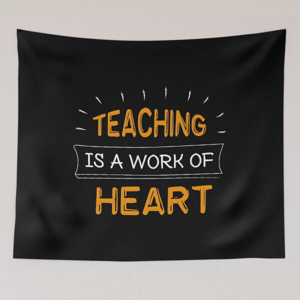 Item preview, Teaching Is A Work Of Heart designed and sold by AuroraApparel.