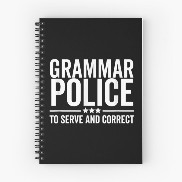 Aperçu de l'œuvre La police de grammaire pour servir et corriger la littérature drôle de livre créée et vendue par Xaviermacdonald.