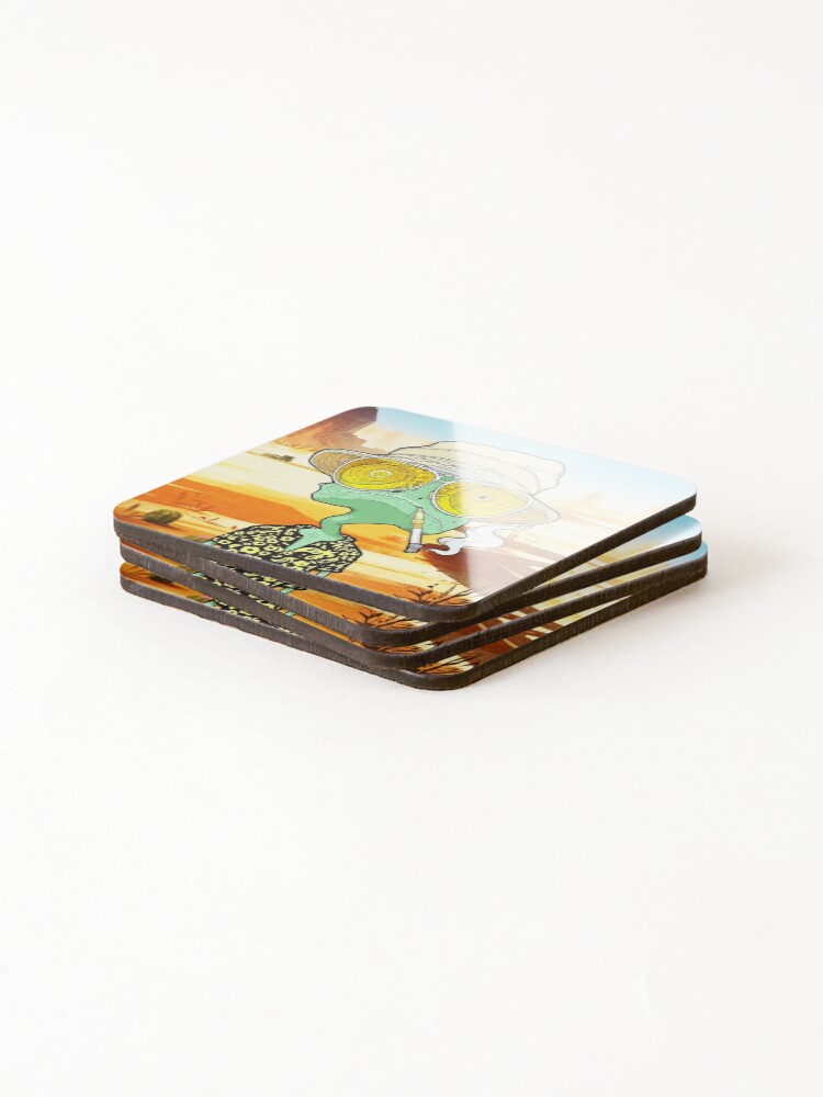 Thumbnail 4 of 5, Coasters (Set of 4), Fear Loathing Rango designed and sold by HyperVal.