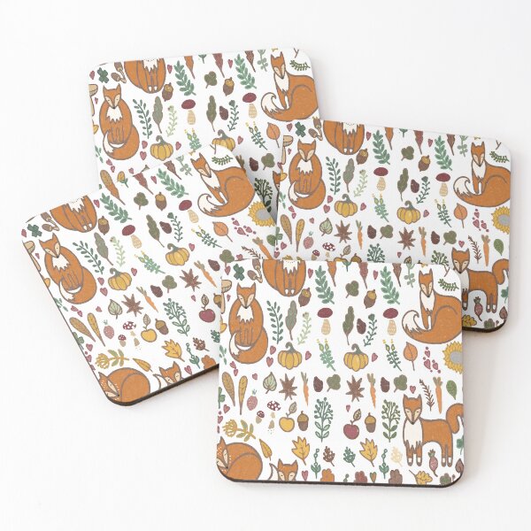 Item preview, Autumn Fox Pattern designed and sold by mikaylart.