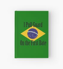 First Date BJJ (Black) Hardcover Journal
