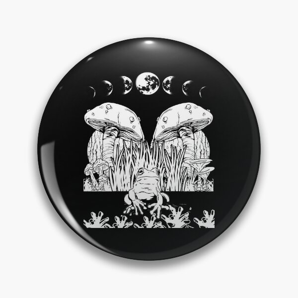 Artikelvorschau, Ästhetische Natur Froschpilze Mond Cottagecore Art entworfen und verkauft von Nessshirts.