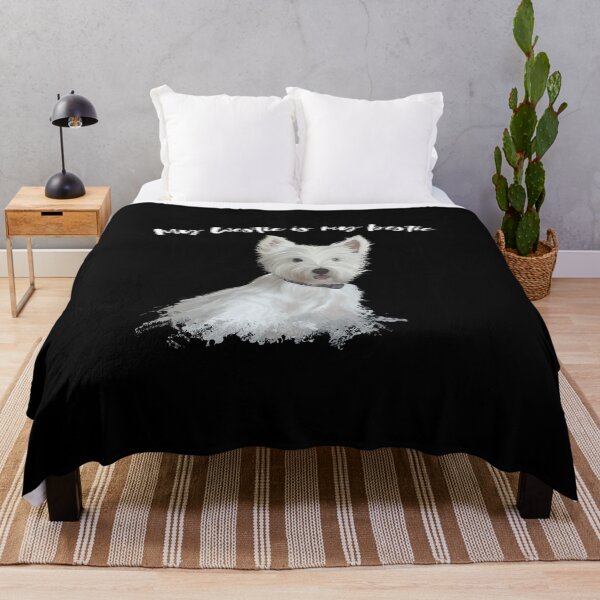 Item preview, West Highland Terrier (Mi Westie es mi mejor amiga) - Pintura digital designed and sold by DoggoTankDesign.