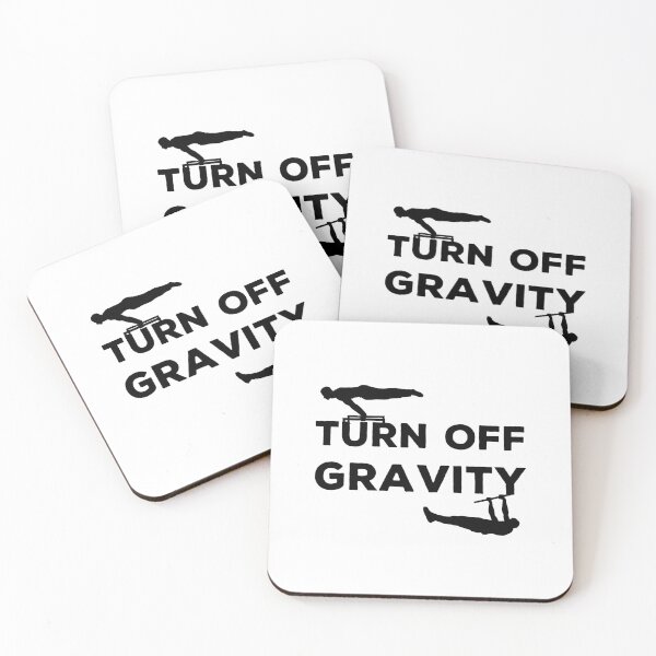 Item preview, Turn off gravity white - Calisthenics & Bodyweight training design designed and sold by Atleta-Cali.