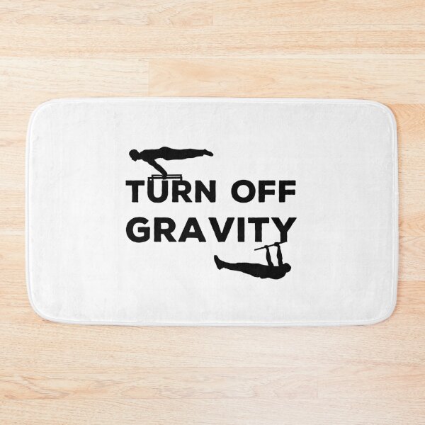 Item preview, Turn off gravity white - Calisthenics & Bodyweight training design designed and sold by Atleta-Cali.
