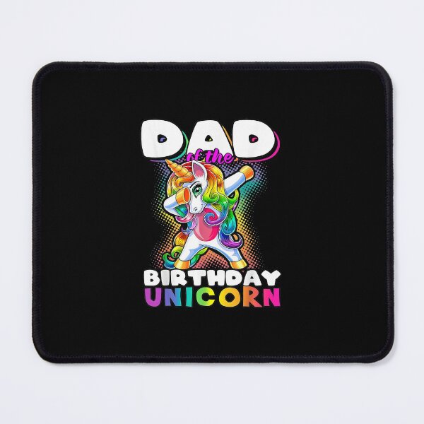 Item preview, Mens Dad of the Birthday Unicorn Dabbing Unicorn Matching Family designed and sold by ShellyDeCeuster.