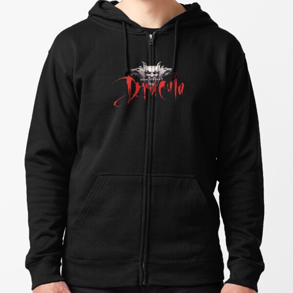 Dracula Bram Stoker Zipped Hoodie