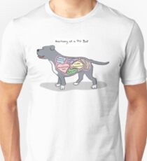 Anatomie eines Pitbulls Slim Fit T-Shirt