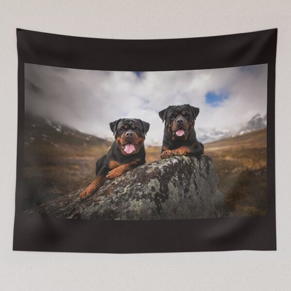 Item preview, ROTTWEILERS DOUBLE TROUBLE designed and sold by CricciethPrint.