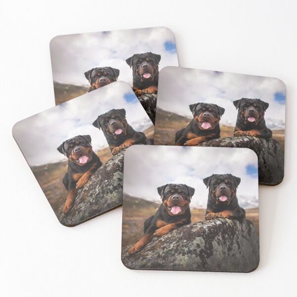 Item preview, ROTTWEILERS DOUBLE TROUBLE designed and sold by CricciethPrint.