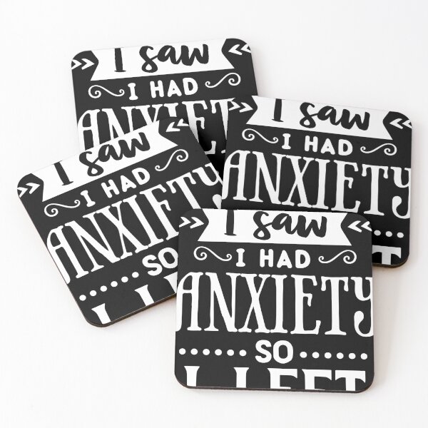 Item preview, I Came I Saw Had Anxiety So I Left designed and sold by raccoonbox.