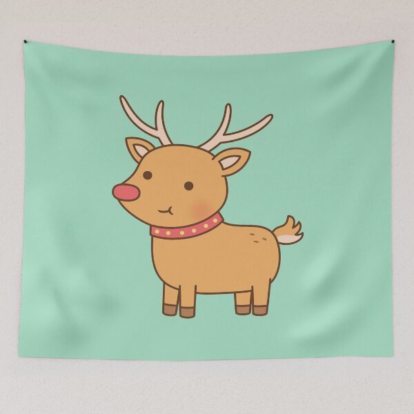 Item preview, Cute Red Nosed Reindeer designed and sold by rustydoodle.