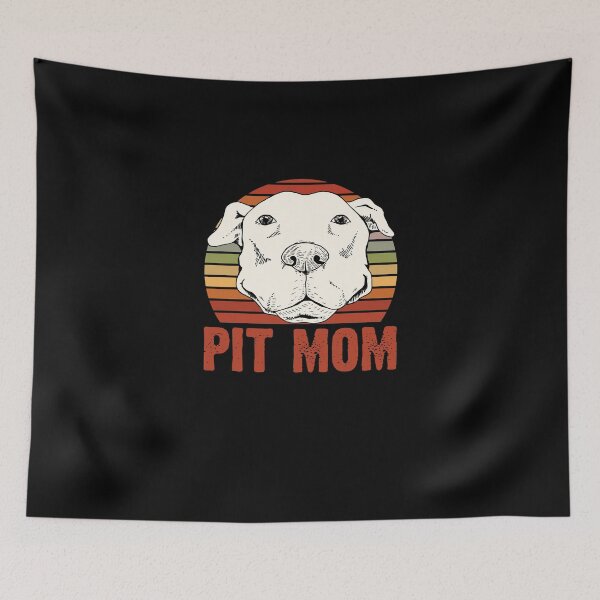 Item preview, Pit Mom American Pitbull Pet Owner Dog Lover designed and sold by Nessshirts.