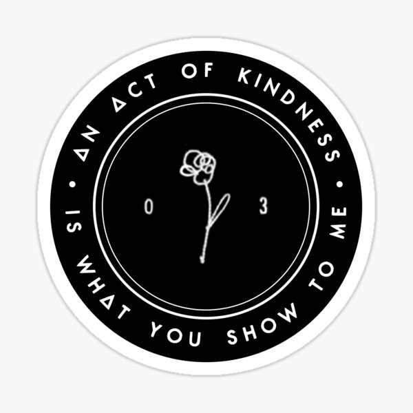 An Act Of Kindness - Bastille Sticker